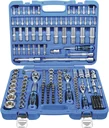 Socket wrench set wave profile 192-piece