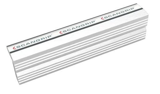 "Aluminum magnetic vice jaws 125 mm image"