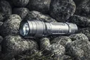 Aluminum flashlight with zoom, 5 W Cree LED, splash-proof according to IPX4