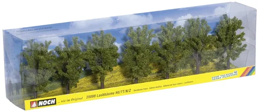 "Deciduous trees, 7 pieces, approx. 8 cm high image"