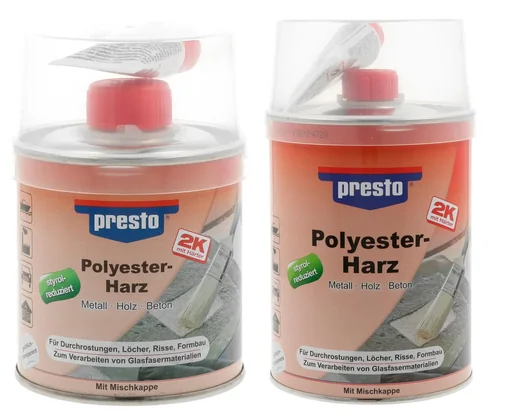 "Polyester resin, including hardener, 250 g image"