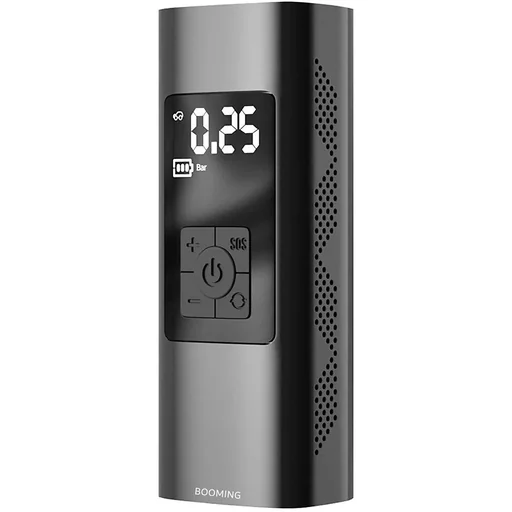 "Pure4u CAR2 Portable Compressor - Electric Tire Pump - USB Rechargeable - LED - Power Bank image"