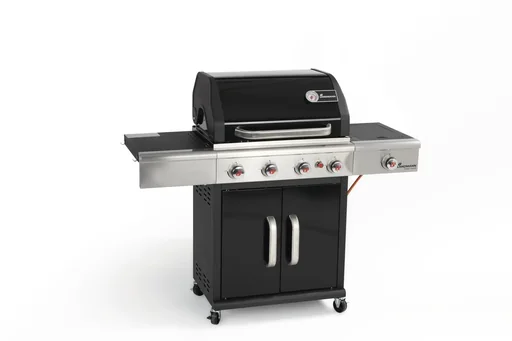 "Gas & charcoal grill, Triton 4.1 coaL, 4 adjustable burners image"