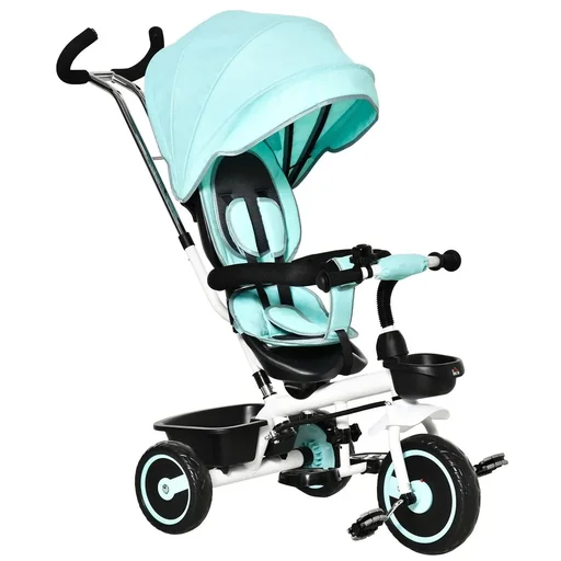 "2 in 1 tricycle stroller 100 cm x 48 cm x 106 cm image"