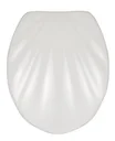 Premium toilet seat "Shell" with soft-close mechanism, white