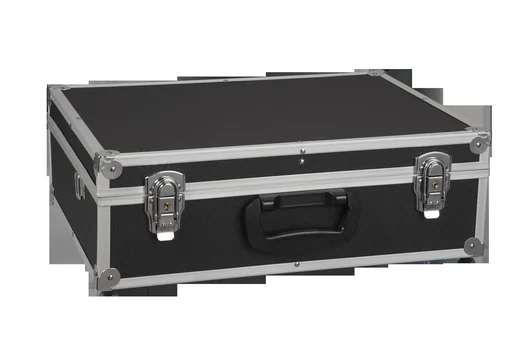 "Tool case with sturdy aluminum frame, including removable tool insert and dividers image"
