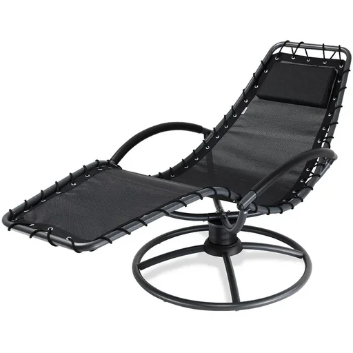 "Eve relaxation lounger with rocking function, anthracite image"