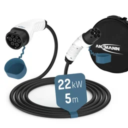 Autolaadkabel 22KW TYP2 MODE 3 32A 500cm