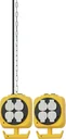 Power distributor, IP20, 2 x 4 protective contact sockets