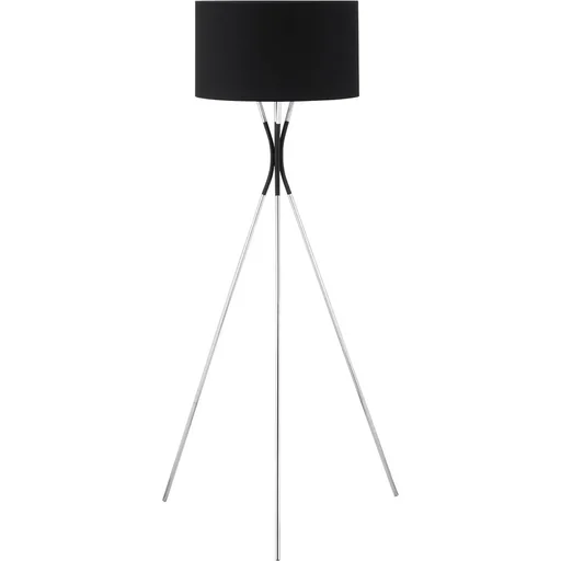 "Floor lamp living room tripod floor lamp 40W modern floor lamp with E27 socket fabric shade metal base for bedroom image"