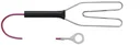 Fence connection cable / heart clamp cable length 125 cm