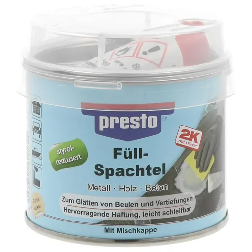 "Two-component polyester filler and putty, 250g image"