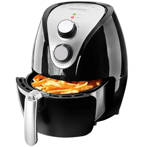 "9-in-1 deep fryer 3.6 liters - black image"