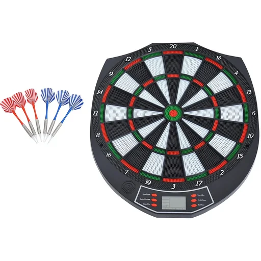 "Electronic dartboard Dartboard soft darts including 6 arrows image"