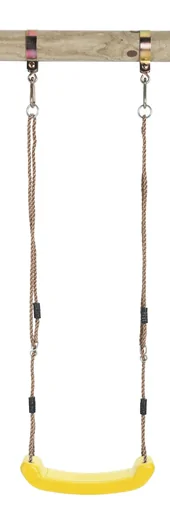 "Plastic swing seat in yellow image"