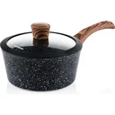 Induction cooking pot - Ø20 cm - Black marble wood - Special edition