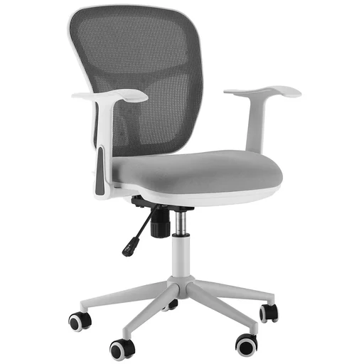 "Office chair desk chair ergonomic swivel chair with rocking function castors executive chair with mesh net computer chair heights image"