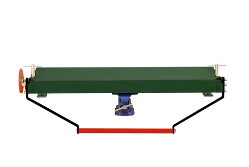 "Bending machine with reinforced bending beam and degree scale image"