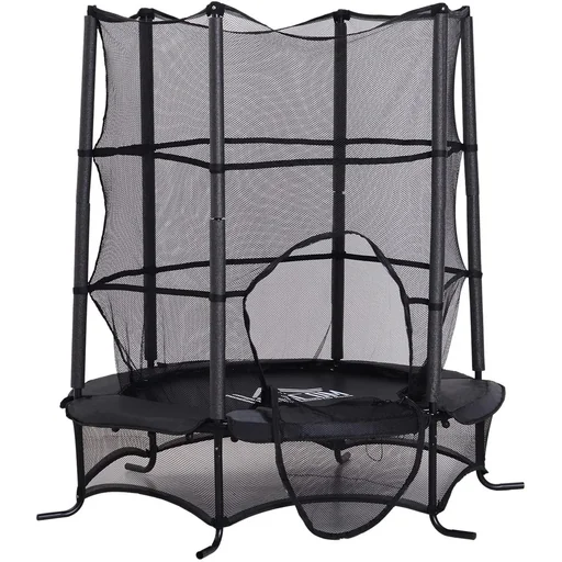 "Trampoline for children black image"