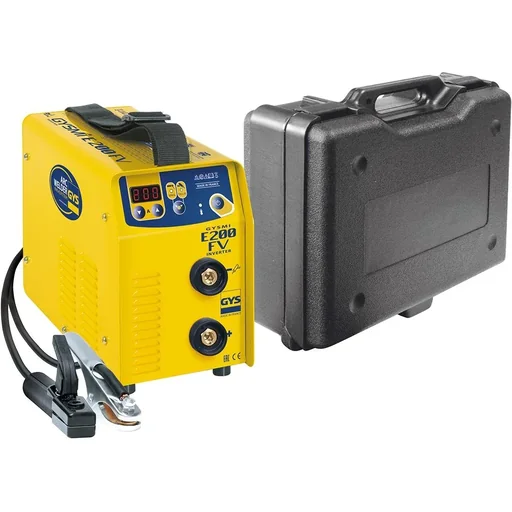 "Welding inverter GYSMI E200 FV with case image"
