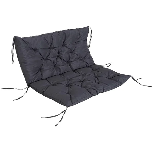 "Bench cushion cover for garden bench porch swing upholstery gray image"