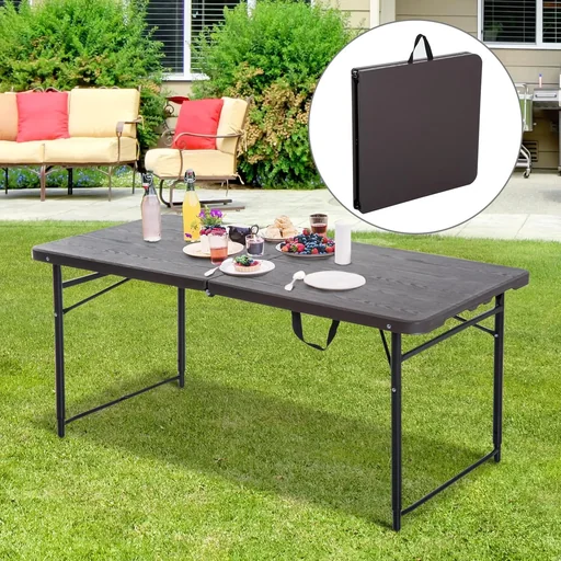 "Foldable camping table image"