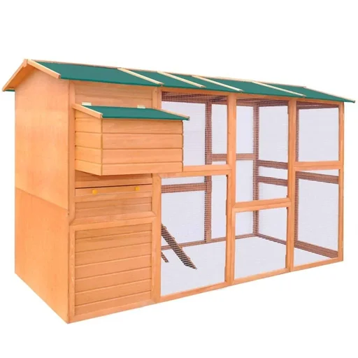 "Chicken coop 295x163x170 cm wood image"