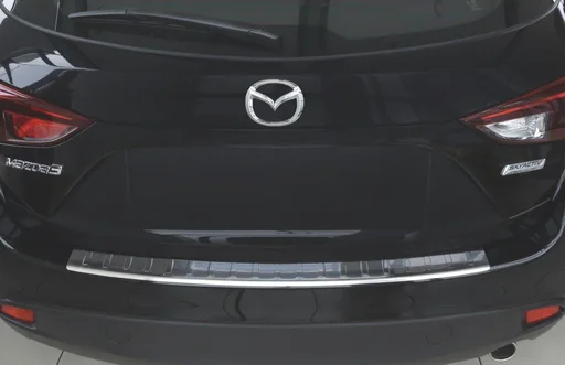 "Loading sill protection Mazda 3 / stainless steel, built 2013-2016, FL 2016-2019 image"