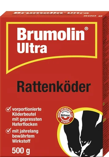 "Brumolin Ultra Rat Bait, 500 g - ready to use image"
