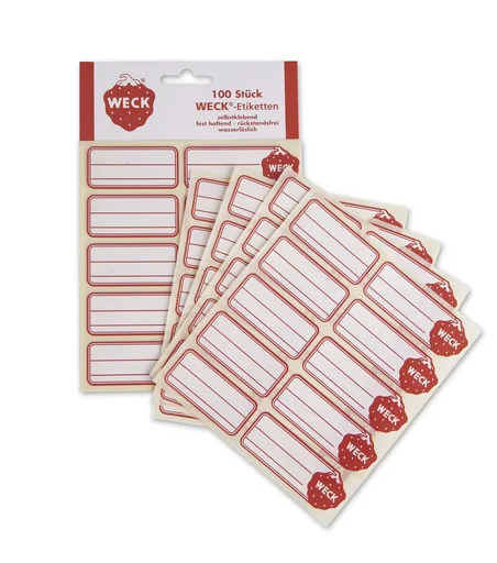 "Water-soluble labels, 100 pieces image"