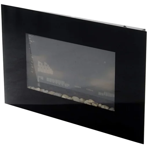 "Fireplace LED electric fireplace wall fireplace electronic with flame effect remote control 90x9 image"