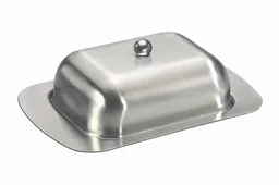 Botervloot met kap, roestvrij staal, 250 g