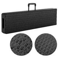 "Beer benches / folding bench set of 2 - black - 180cm image"