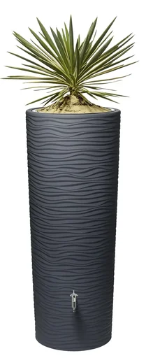"Rain storage tank / rain barrel NATURA 2in1 350 L, graphite grey image"