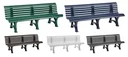 Garden bench Borkum brown