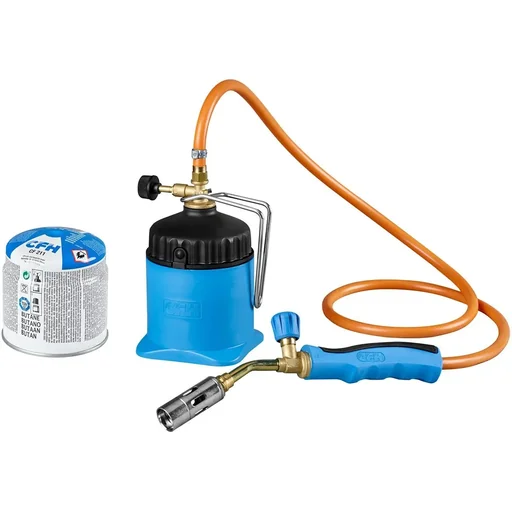 "Soldering torch LM 3000 - 650°C - Incl. 2 gas cartridges image"