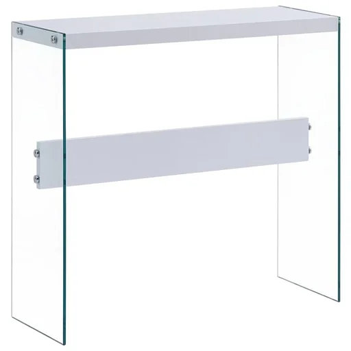 "Wall table 82x29x75.5 cm MDF white image"