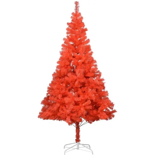 "Christmas tree with stand 180 cm PVC red image"