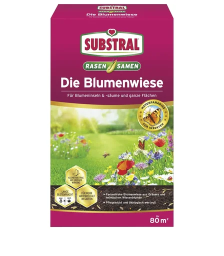 "Lawn and flower meadow seeds "The Flower Meadow" - 800 g image"