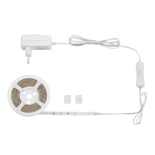 "LED strip, 5 m, white, 150 LEDs, 3,000 K, 16.5 watts image"