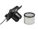 Replacement filter for the ash vacuum