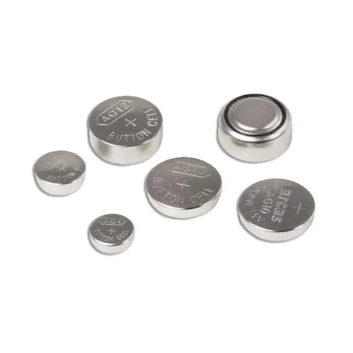 "Alkaline button cell assortment 6-piece image"