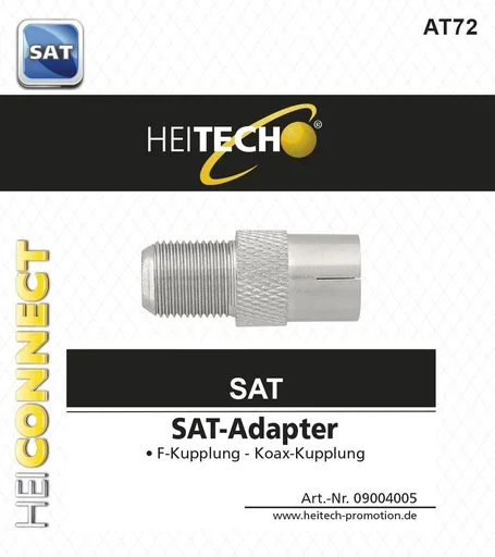 "SAT adapter F-coupling, coaxial coupling image"