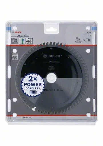 "Circular saw blade for cordless saws, standard for aluminum, 216 x 2.2/1.6 x 30 image"