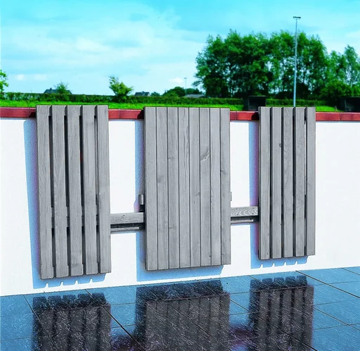 "Folding balcony furniture, grey image"