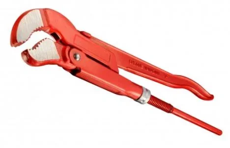 "Corner pipe wrench 45° S-shaped 1 1/2" 60 mm image"