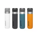Quick Flip Water Bottle 0.7 l, Charcoal, vacuum insulation, safety cap