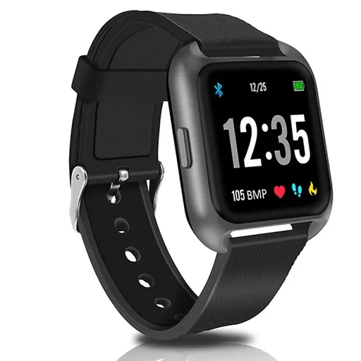 "Smartwatch with anti-lost function and 2 wristbands image"