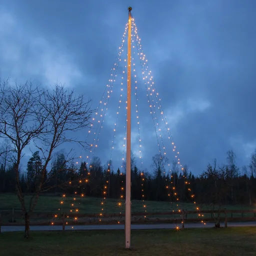 "String lights with 360 LEDs for indoor and outdoor use image"
