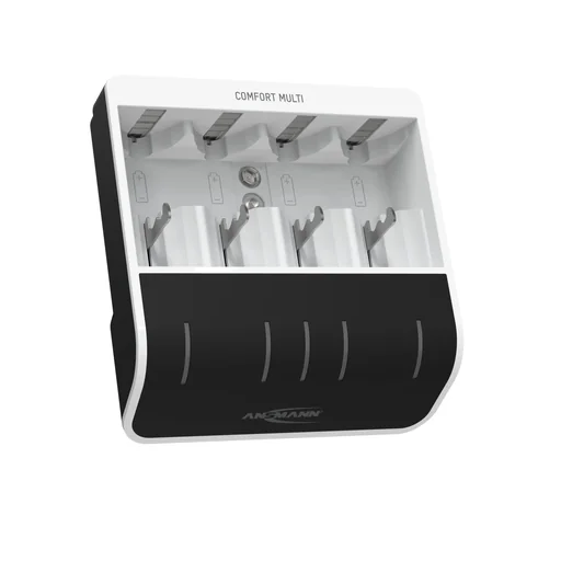 "Comfort-Multi charger for NiMH batteries - microcontroller-controlled charging with individual slot monitoring image"
